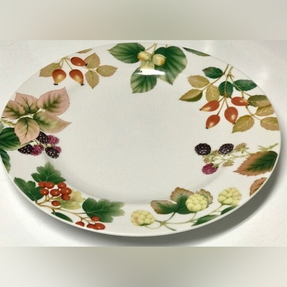 Rare Vintage Apollo Porcelain ENGLISH COUNTRY FRUIT Nancy Calhoun Dinner Plate - Picture 10 of 10